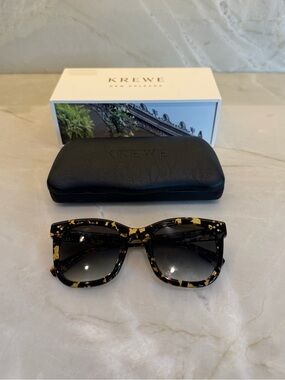 KREWE Adele Sunglasses, Zulu Pattern